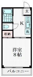 エスポワールさとうの物件間取画像